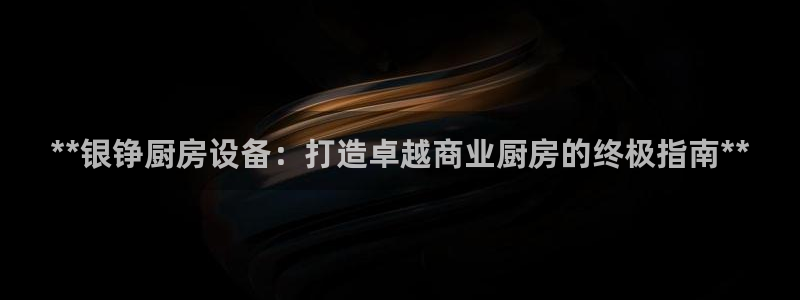 尊龙人生就是博送38：**银铮厨房设备：打造卓越商业厨房的终