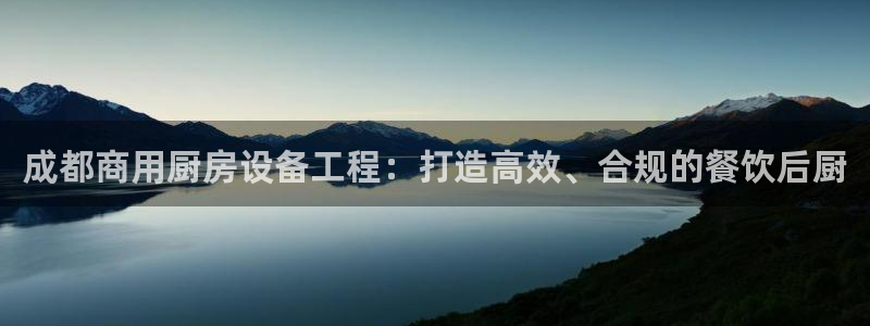 尊龙凯时是直营吗：成都商用厨房设备工程：打造高效、合规的餐饮