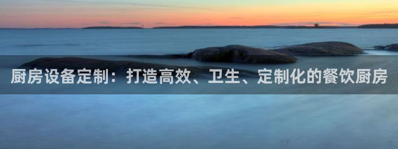 尊龙凯时贴吧：厨房设备定制：打造高效、卫生、定制化的餐饮厨房