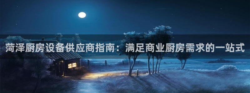 尊龙注册码：菏泽厨房设备供应商指南：满足商业厨房需求的一站式