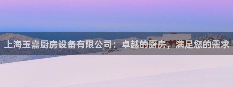 凯时kb88公司简介：上海玉嘉厨房设备有限公司：卓越的厨房，